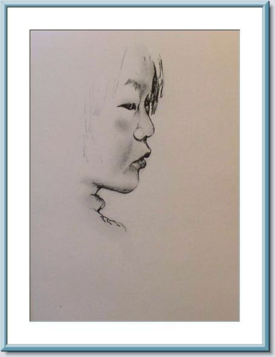 Portrait of a Korean child